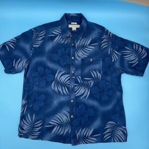 ISLAND REPUBLIC Silk Hawaiian Shirt